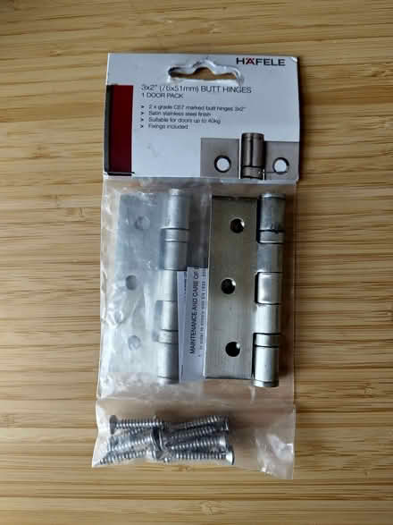 Photo of free Door hinges (pack, new) (Battersea SW11) #1