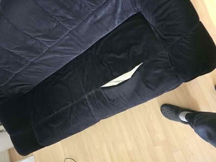 Photo of free black sofa 3 seater (Bermondsey SE16) #1