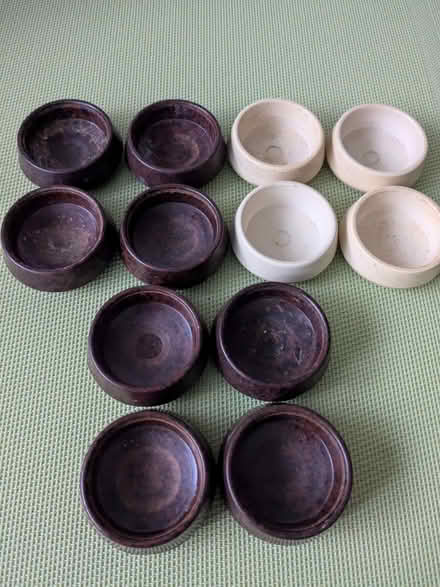 Photo of free 12 Castor Cups (Beulah Hill SE19) #1