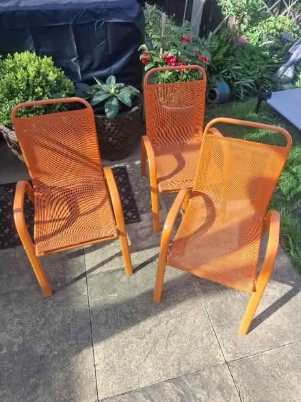 Photo of free 3 children's garden chairs (Fenlake MK42) #1