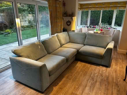 Photo of free Blue L-shape sofa bed (Henley-on-Thames RG9) #2