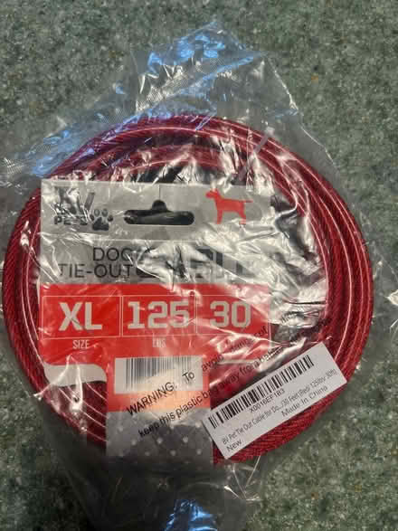 Photo of free Dog tie out cable (Pepperell) #1