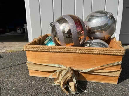 Photo of free 4 outdoor decoration balls (South Andover, off Porter Road) #1