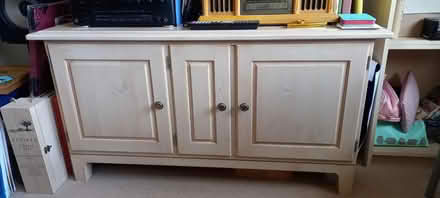 Photo of free Low level TV unit with doors (Crowthorne RG45) #1