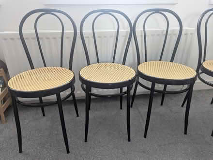 Photo of free 6 chairs with rattan seats (Arbourthrone S2) #2
