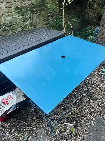 Photo of free Metal garden table (Hammersmith W14) #3