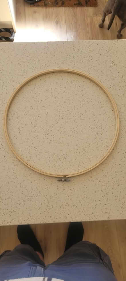 Photo of free Large embroiderey ring (Albany park) #1