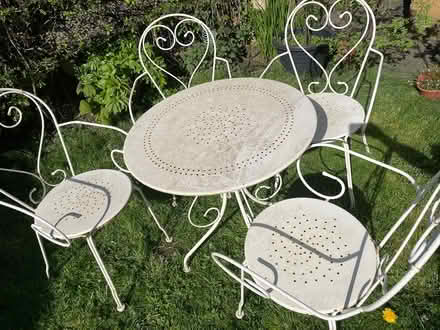 Photo of free Garden furniture Bistro set (Denton M34) #1
