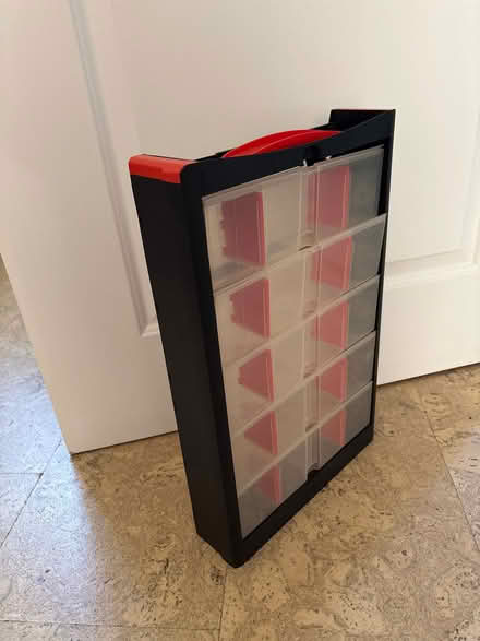 Photo of free Plastic organising box with compartments (Alvaston DE24) #2