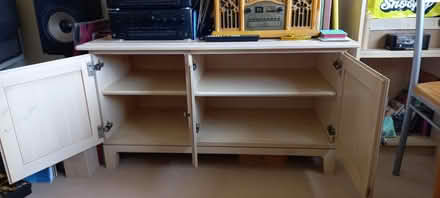 Photo of free Low level TV unit with doors (Crowthorne RG45) #2