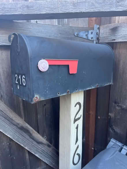 Photo of free Mailbox on post (Aptos - Trout Gulch) #2