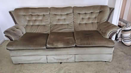 Photo of free Sofa, chairs, TV cabinet (Marshside, Southport PR9) #2