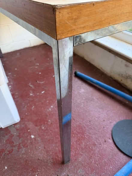 Photo of free Large garage table with metal legs (Dutton PR3) #2