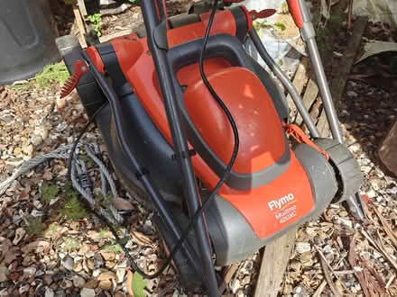 Photo of free Electric 42cm wheeled Flymo faulty (Woodley RG6) #1