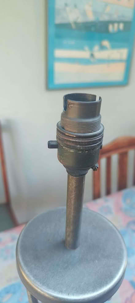 Photo of free Table lamp - metal spiral design (Surrenden BN1) #2