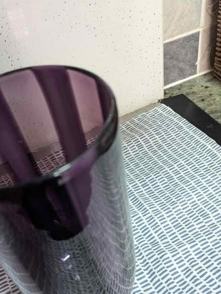 Photo of free Hand blown purple & white vase (Grangeway area NN10) #4