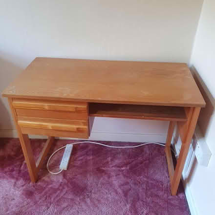 Photo of free Wooden Desk (S10 Crosspool) #2