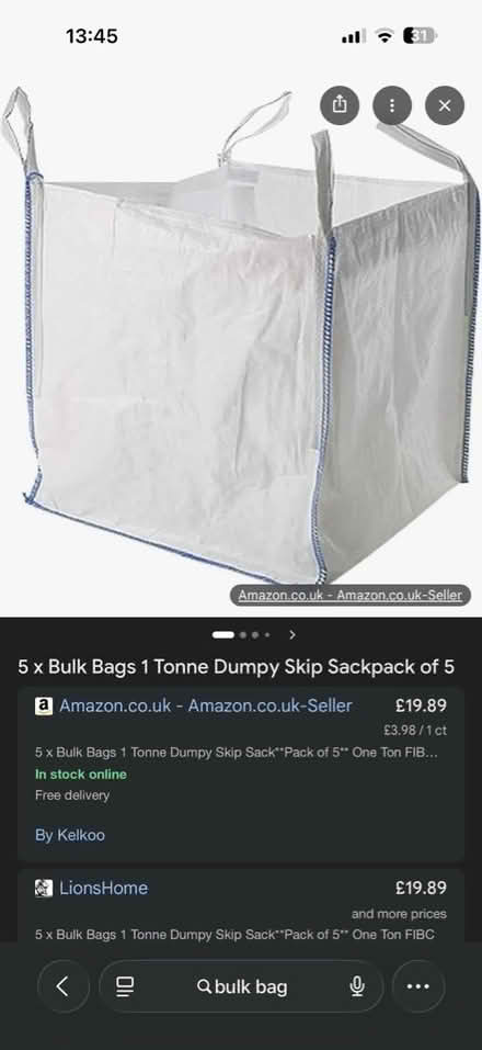 Photo of free 6x tonne bulk bag (Moston M40) #3