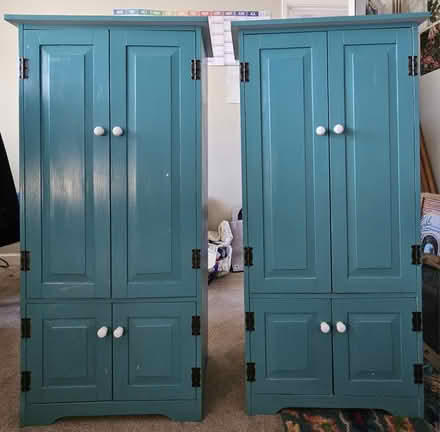 Photo of free Pair of painted cabinets (Curdridge) #1