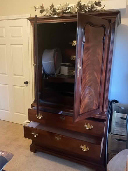Photo of free Tall beautiful wood armoire (Near Suttermill Elementary) #2