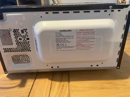 Photo of free Cookworks microwave 17L 700w black (Godalming) #3