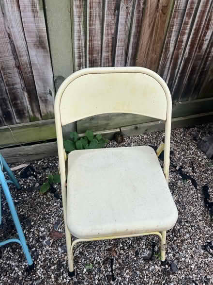 Photo of free 4 Metal folding chairs (Hammersmith W14) #3
