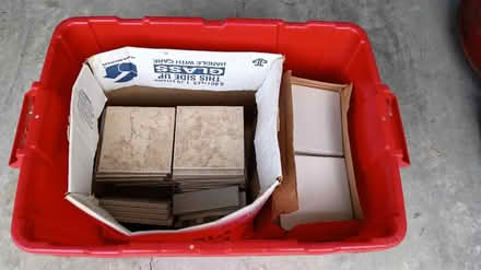 Photo of free Square bathroom tiles (Villages of Rolesville) #1