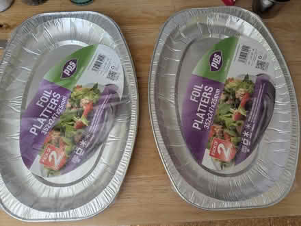 Photo of free Two unused foil platters (Fleetville AL1) #1