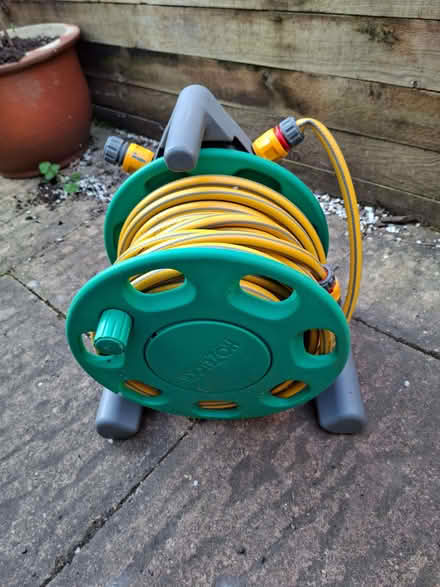 Photo of free Garden hose on reel (Stroud GL5) #1
