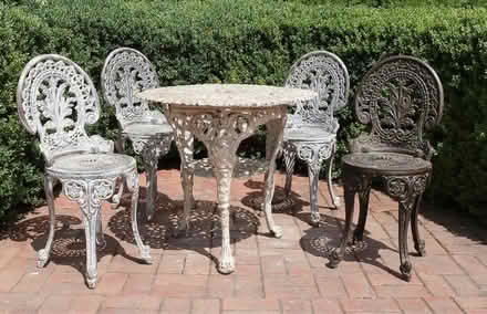 Photo of Metal garden table and chairs (Patcham Brighton) #2