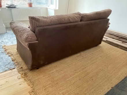 Photo of free Brown 2/3 seater sofa (Whaddon GL52) #2
