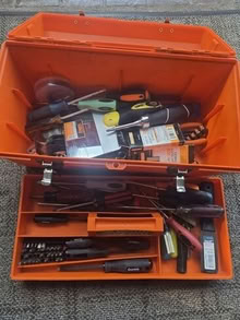 Photo of free tool box with tools #1