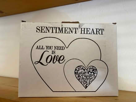 Photo of free Heart-shaped wooden ornament (Dublin 14) #3