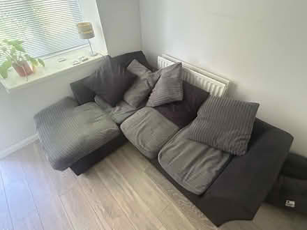 Photo of free L shaped sofa (rh107fn crawley) #2