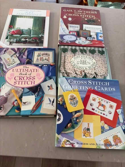 Photo of free Cross stitch/curtains books (Chiswell Green) #1