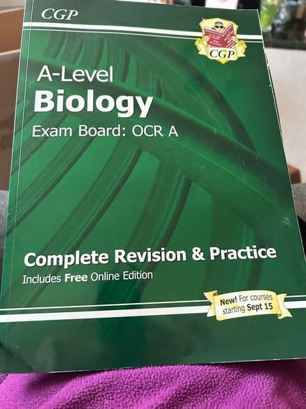 Photo of free A level revision books (Heaton Mersey Stockport SK4) #1