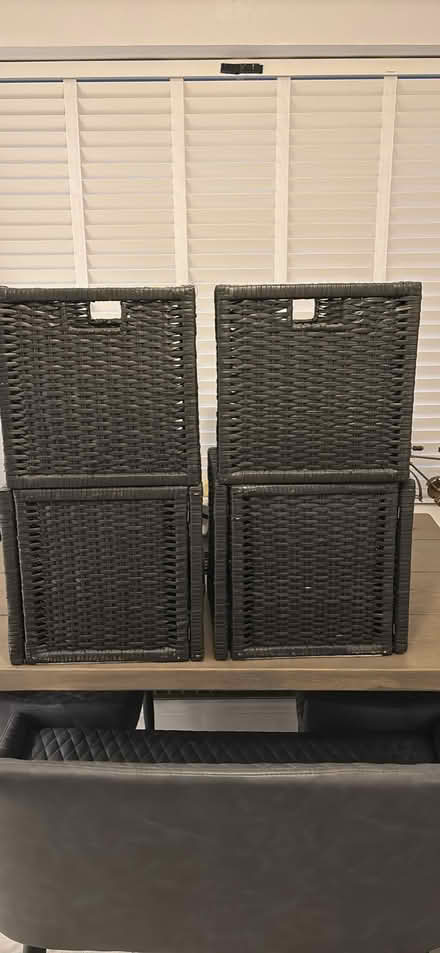 Photo of free 4 rattan cube storage boxes (High Wycombe HP10) #1