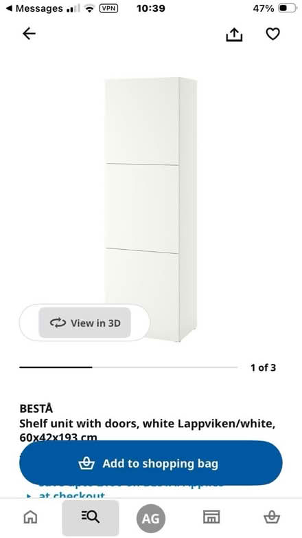 Photo of free Ikea besta cupboard. READ LINK (Prescot) #2