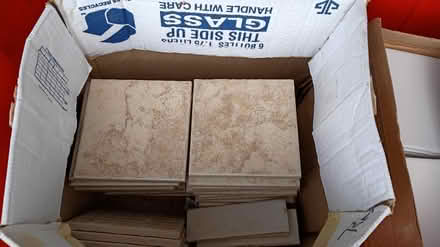 Photo of free Square bathroom tiles (Villages of Rolesville) #2