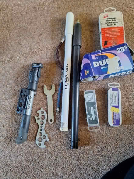 Photo of free Bicycle pump and repair kits (Waterside HP5) #1