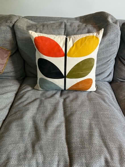 Photo of free Orla Kiely cushion (Queens Park) #1