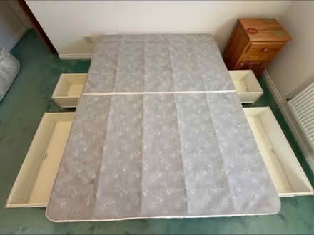 Photo of free King size bed base w drawers (ME196BQ) #1
