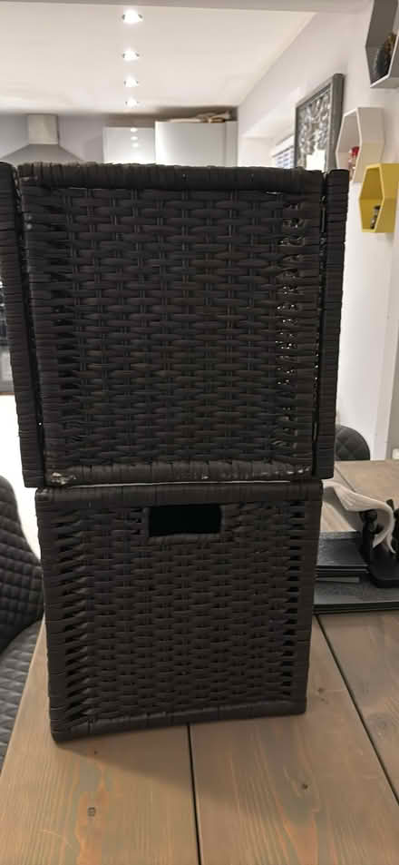 Photo of free 4 rattan cube storage boxes (High Wycombe HP10) #4