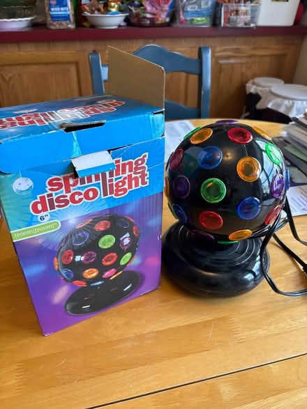 Photo of free Spinning “disco” light (Melrose) #1