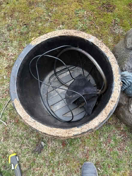 Photo of free Large Faux-Rock Garden Fountain (Belmont, MA) #3