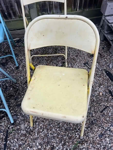 Photo of free 4 Metal folding chairs (Hammersmith W14) #4