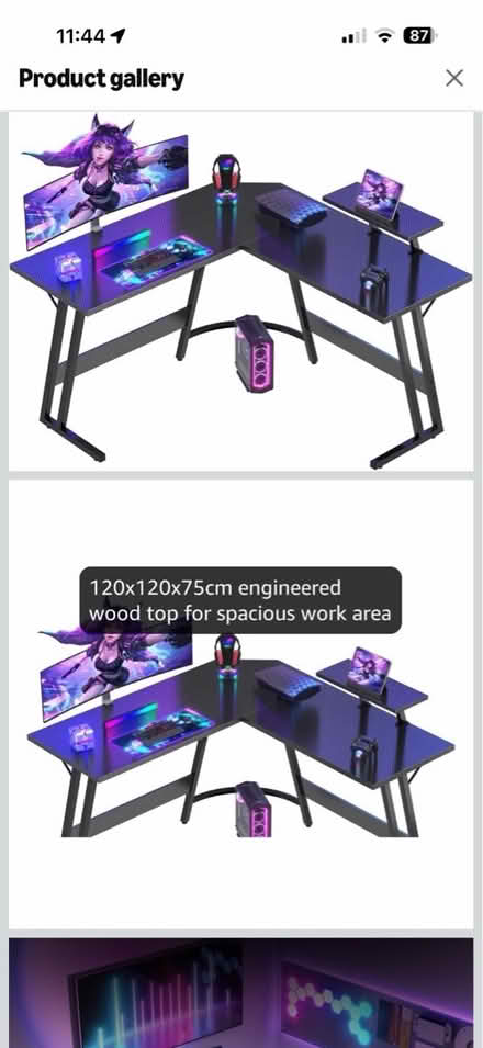 Photo of free Corner Computer Gaming Desk (Greenleys MK12) #1