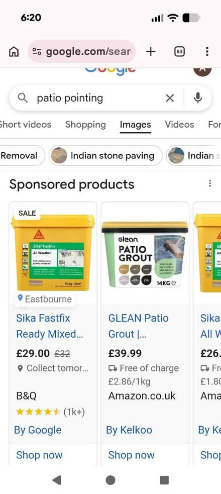 Photo of Patio jointing / pointing /grout (BN24) #1