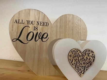 Photo of free Heart-shaped wooden ornament (Dublin 14) #2
