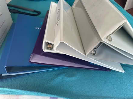 Photo of free 7x A4 ring binder folders (Carlisle CA1) #2